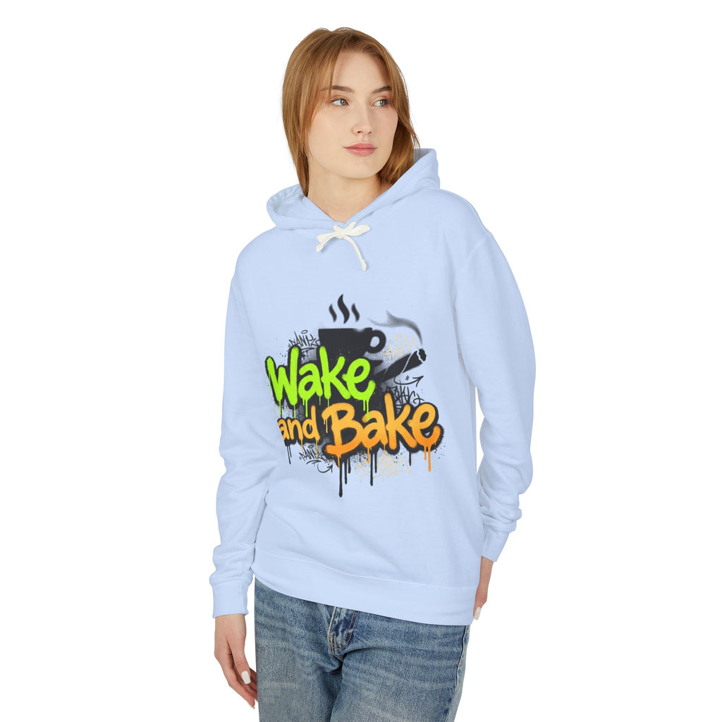 Wake n Bake Hoodie — Lightweight Hooded Sweatshirt for Cannabis Lovers