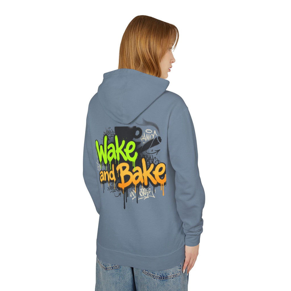 Wake n Bake Hoodie — Lightweight Hooded Sweatshirt for Cannabis Lovers