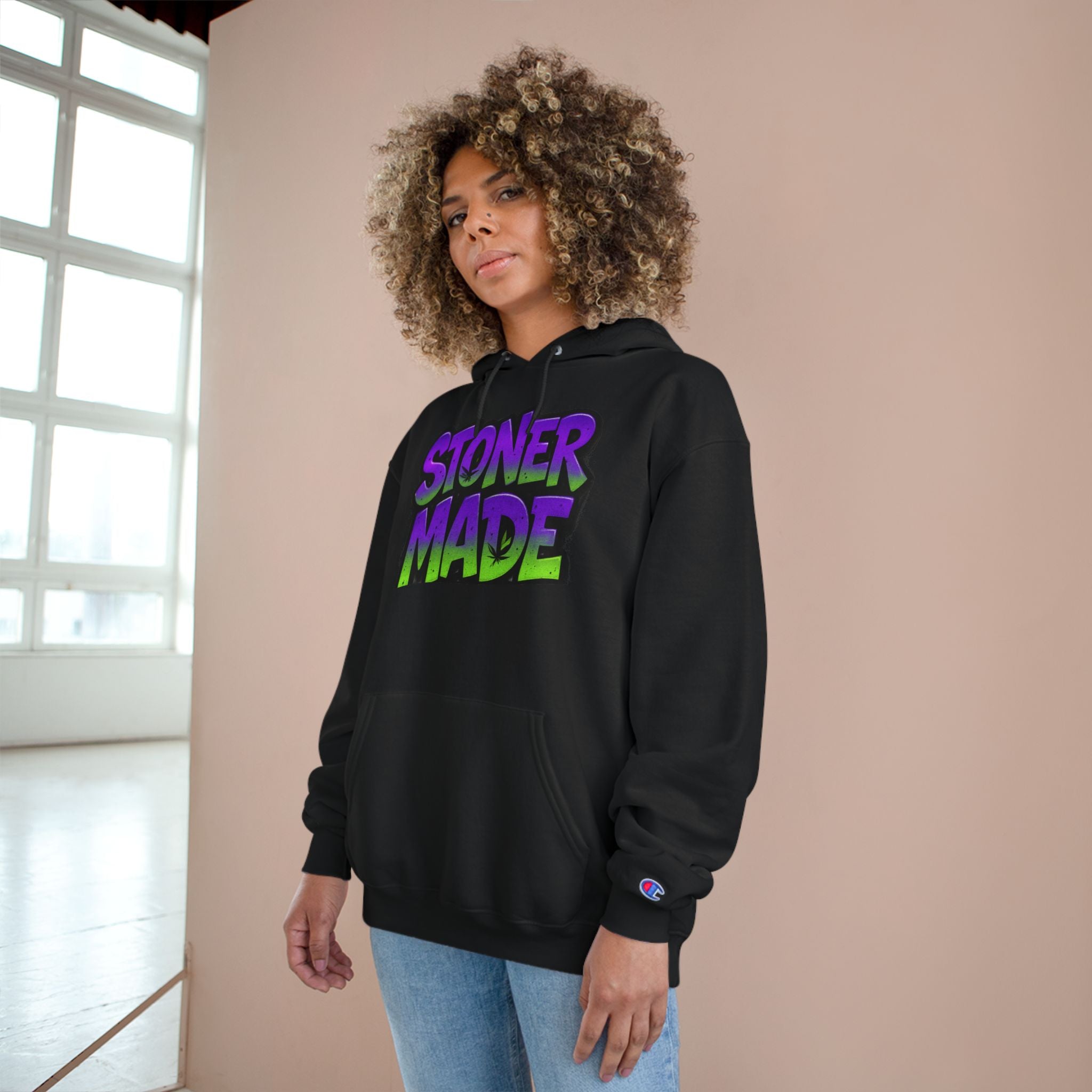StonerMade Champion Hoodie — Premium Cannabis Culture Pullover