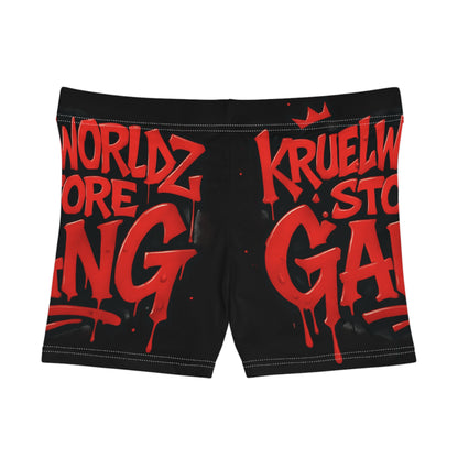 Graffiti Print Women's Shorts