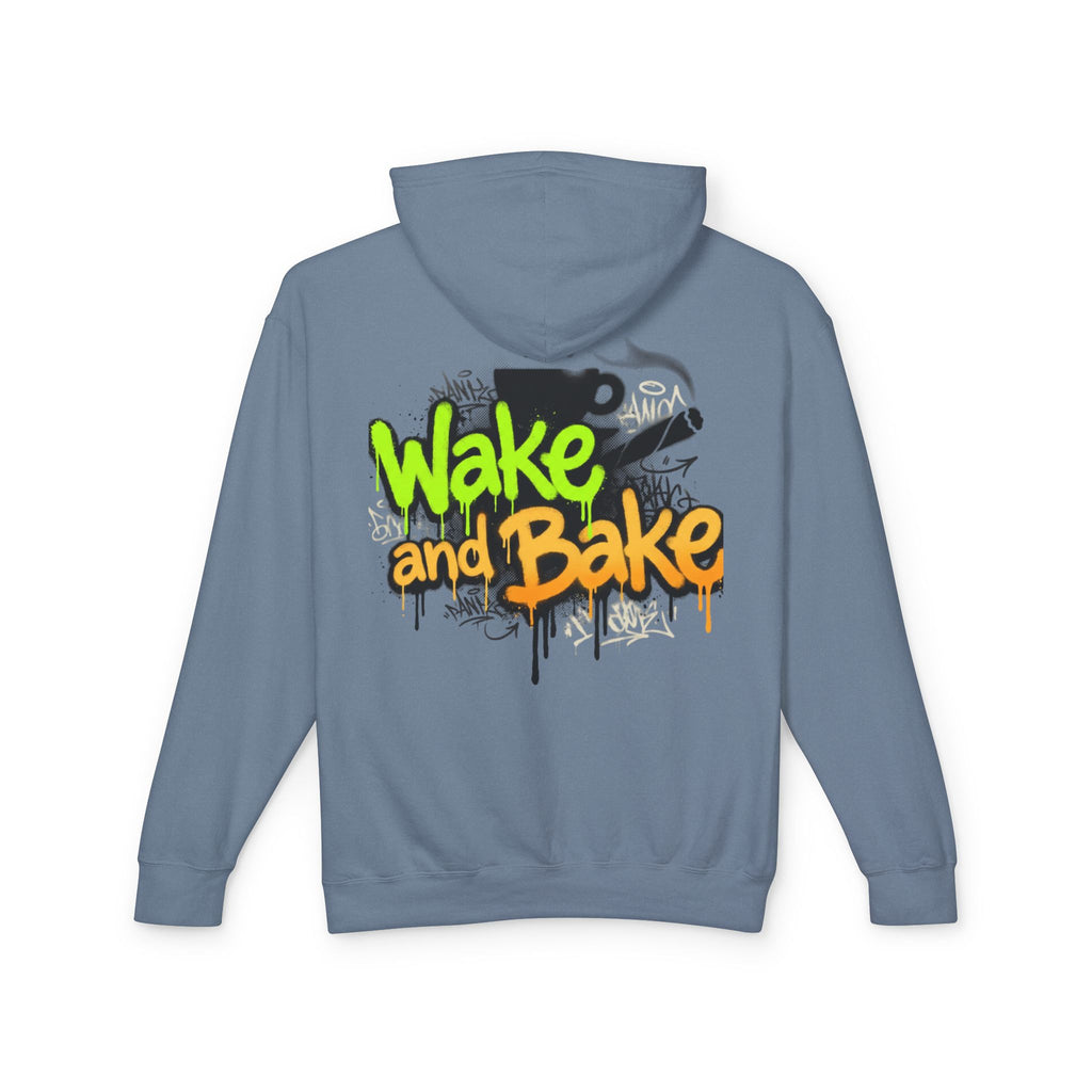 Wake n Bake Hoodie — Lightweight Hooded Sweatshirt for Cannabis Lovers