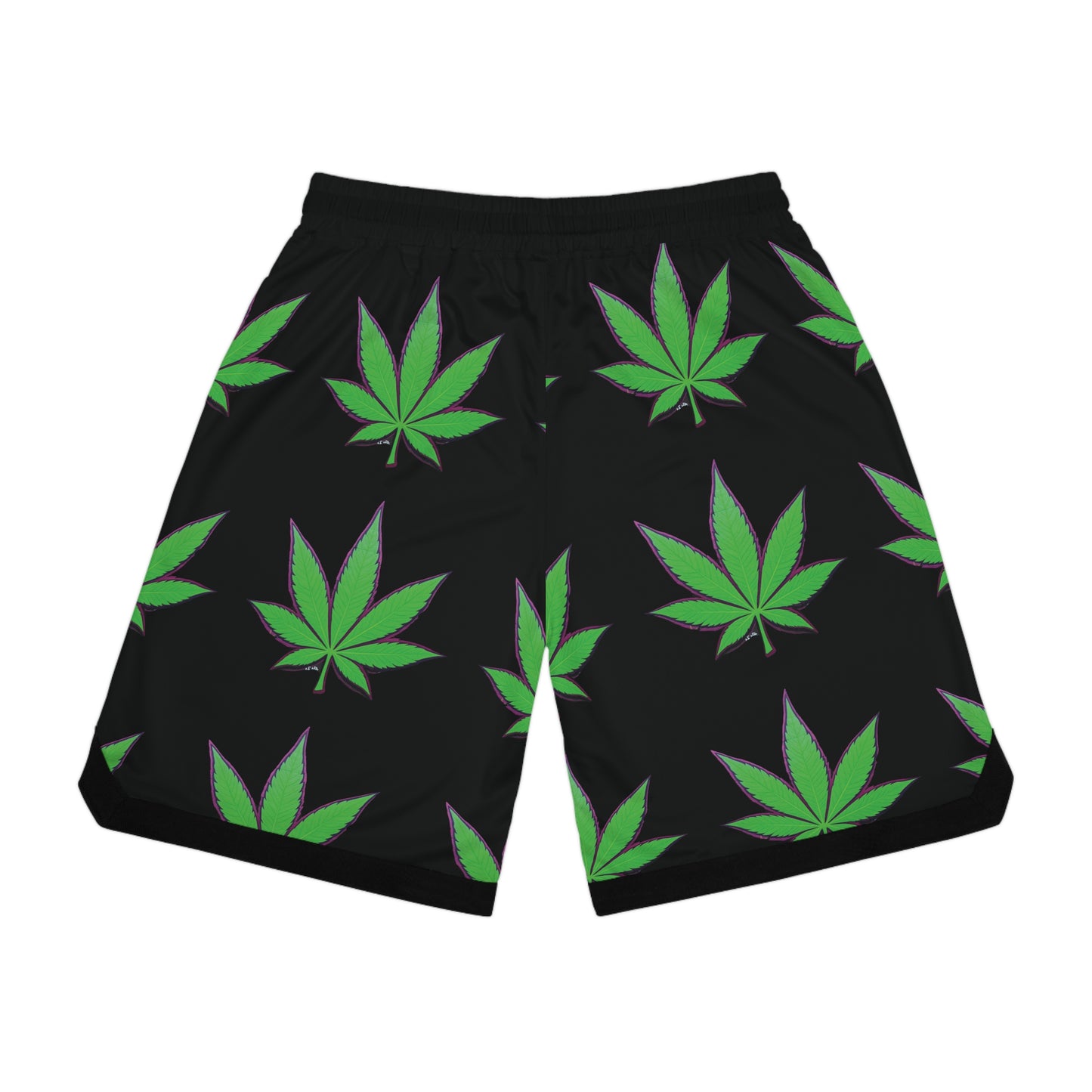 Leaf Print Basketball Rib Shorts