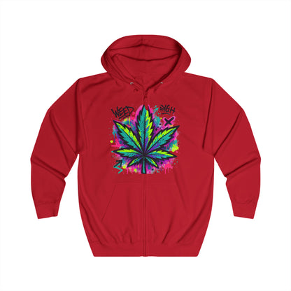 WeedHigh Unisex Fullzip Hoodie
