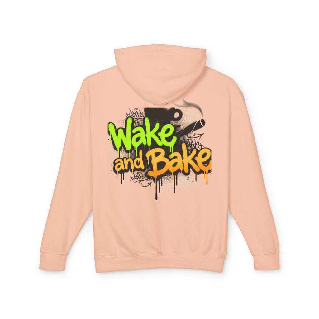 Wake n Bake Hoodie — Lightweight Hooded Sweatshirt for Cannabis Lovers