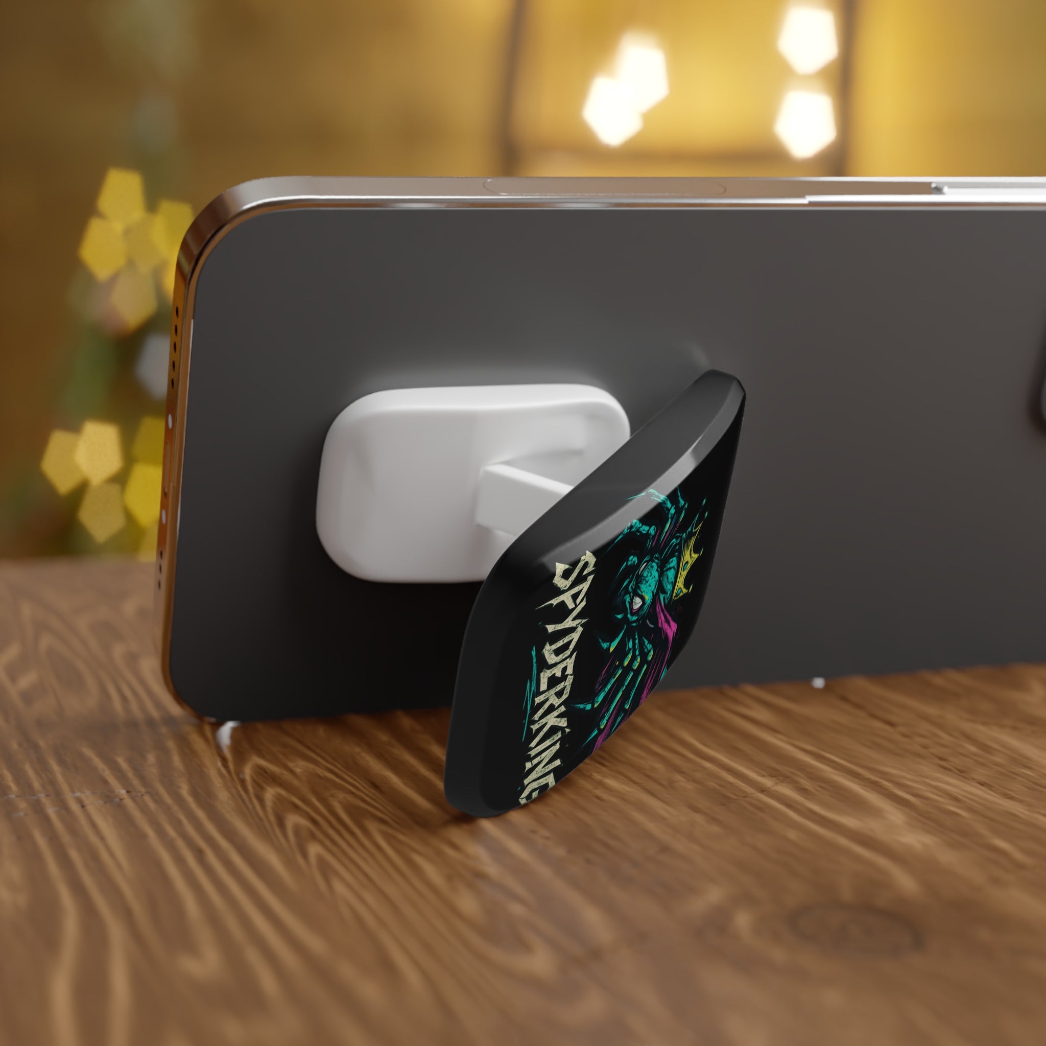 SpyderKing Phone Grip — Click-On Phone Holder