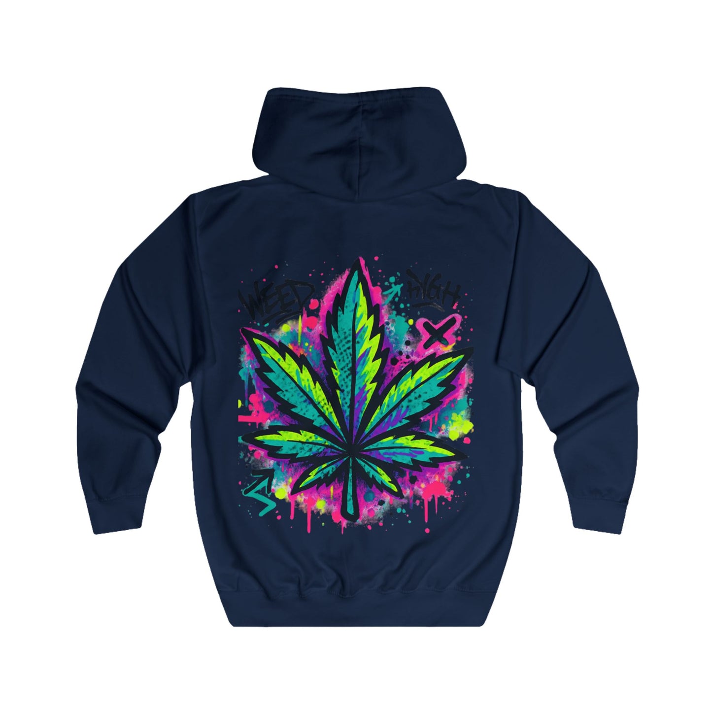 WeedHigh Unisex Fullzip Hoodie