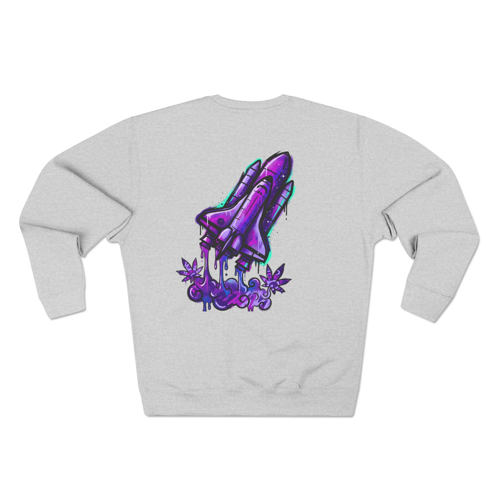 420 LiftOff Crewneck Sweatshirt — Cannabis Enthusiast Pullover