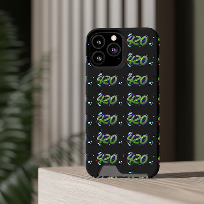 420 Phone Case with cardholder