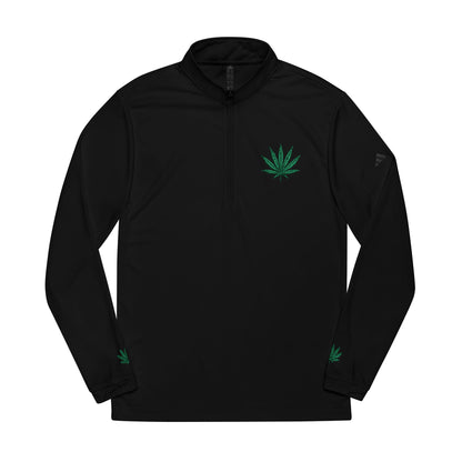 Stylish Quarter-Zip Pullover with Embroidered Leaf Design, Perfect for Sports, Casual Wear, Gift for Holidays, Active Lifestyle, and [...]