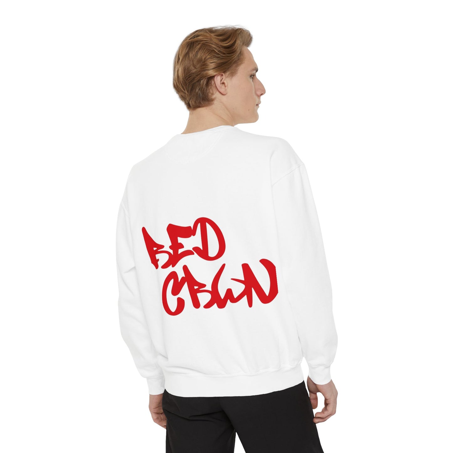 Red Crwn Garment dyed Sweatshirt