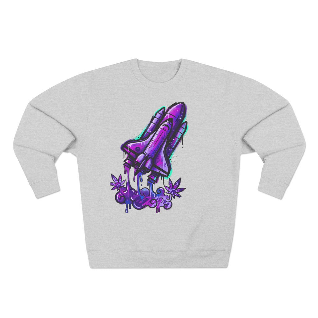 420 LiftOff Crewneck Sweatshirt — Cannabis Enthusiast Pullover