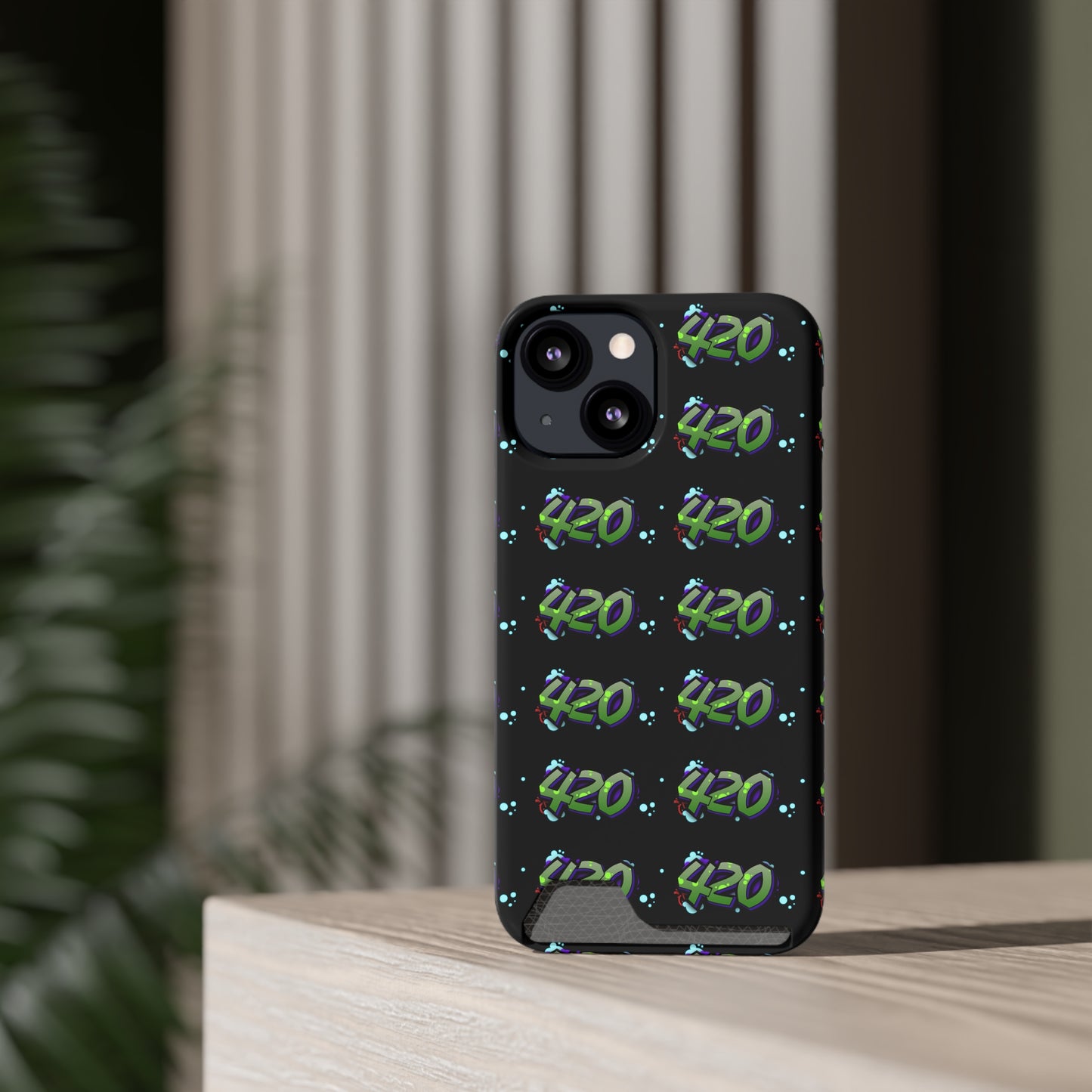 420 Phone Case with cardholder