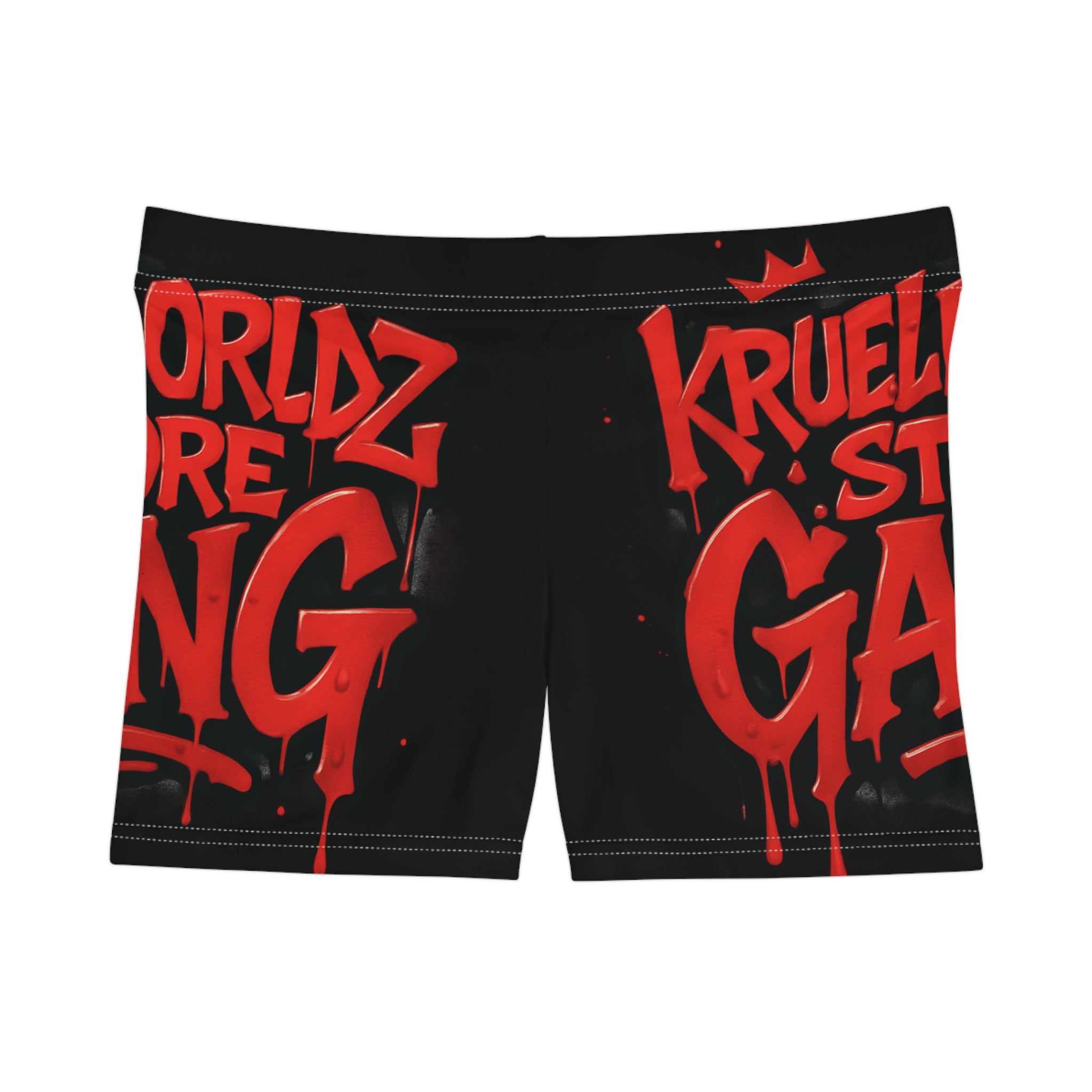 Graffiti Print Women's Shorts