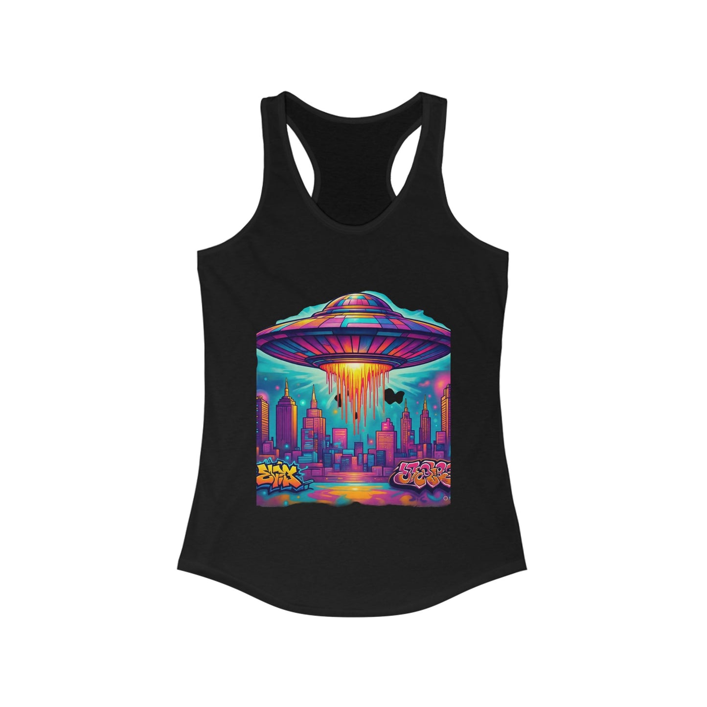 Tank Top AlienWear Racerback for Women - Sci-Fi Lover Gift Idea