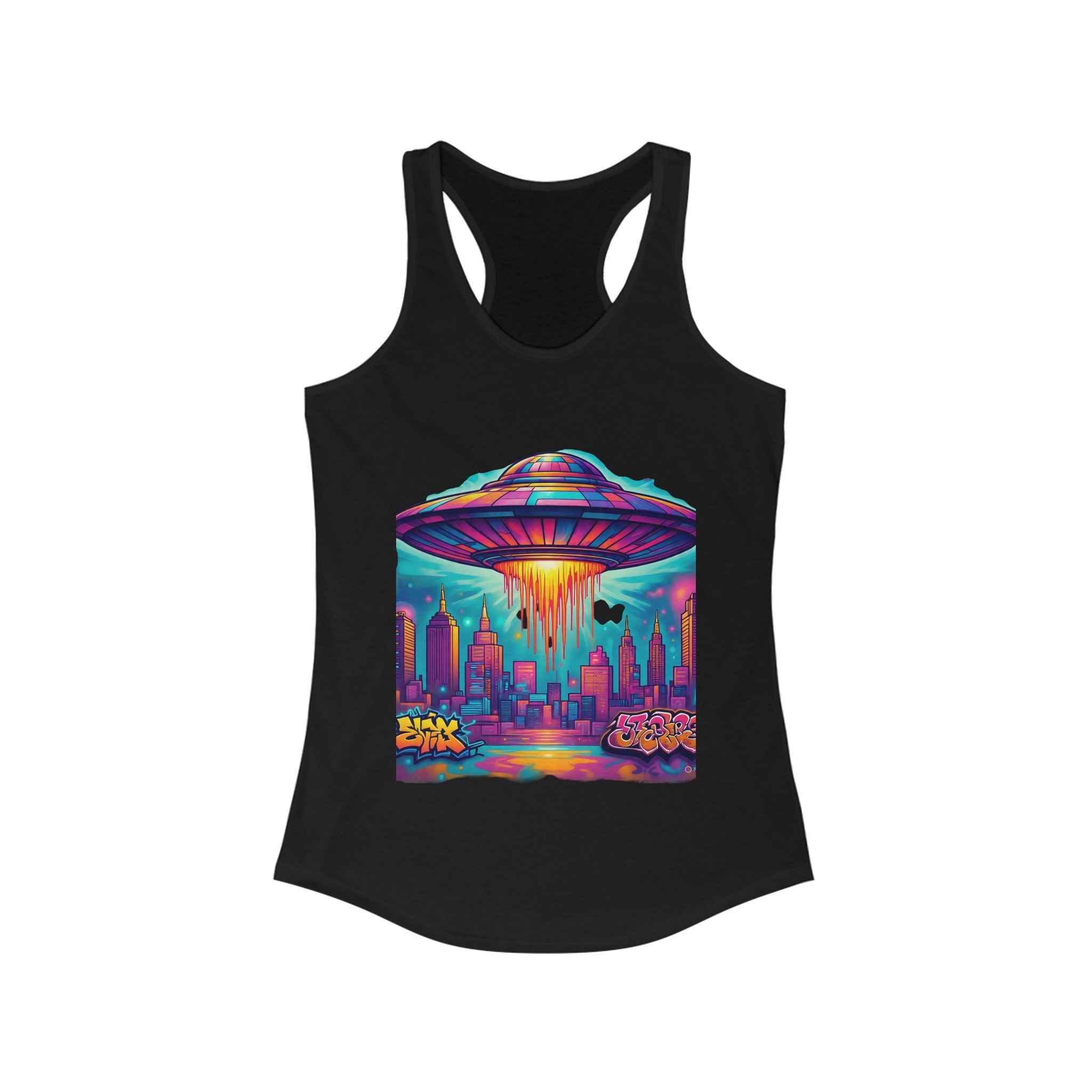 Tank Top AlienWear Racerback for Women - Sci-Fi Lover Gift Idea