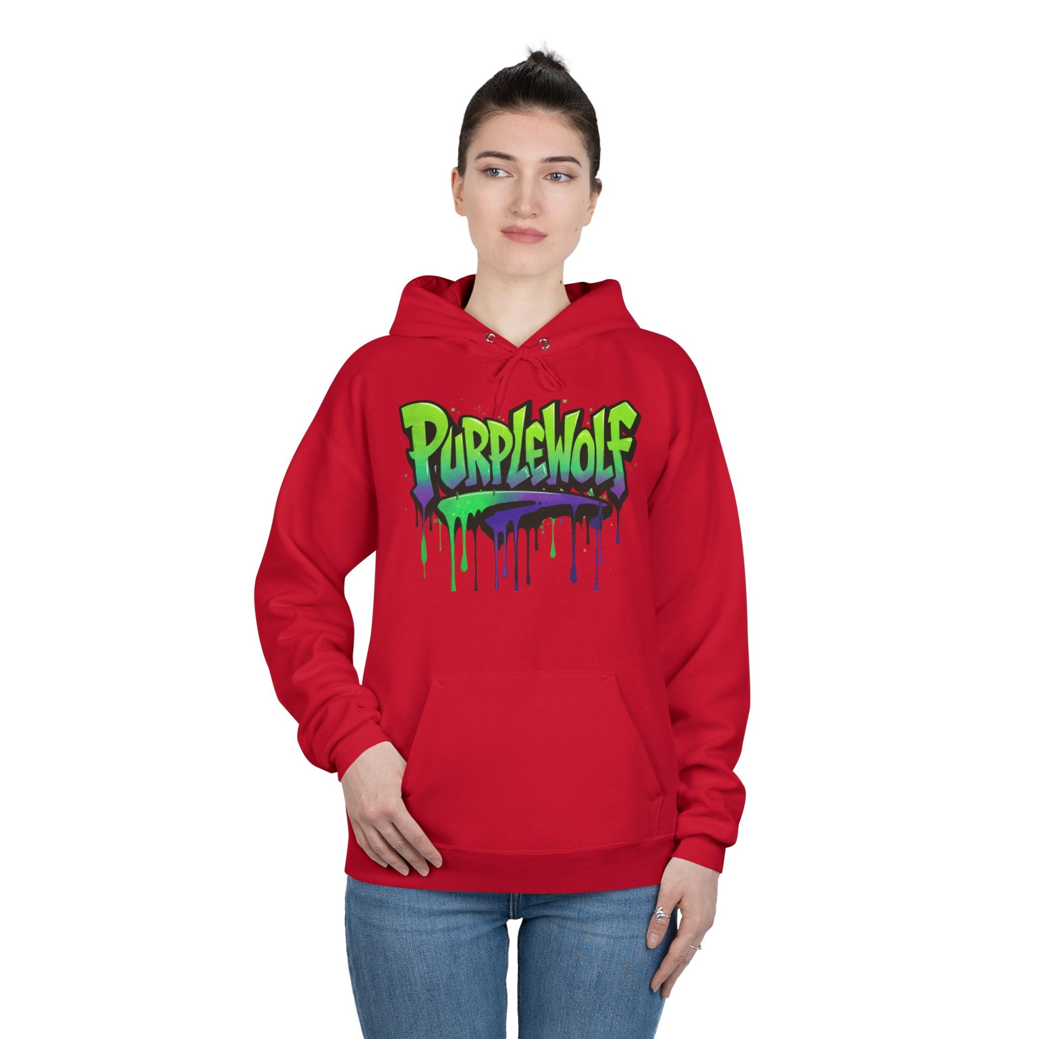 PurpleWolf Hoodie Sweatshirt