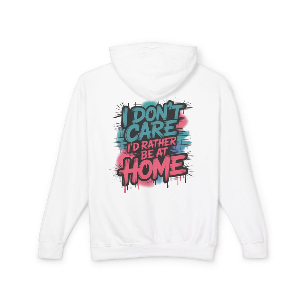 Idc Lightweight Hooded Sweatshirt — Casual 'Idc' Graphic Hoodie