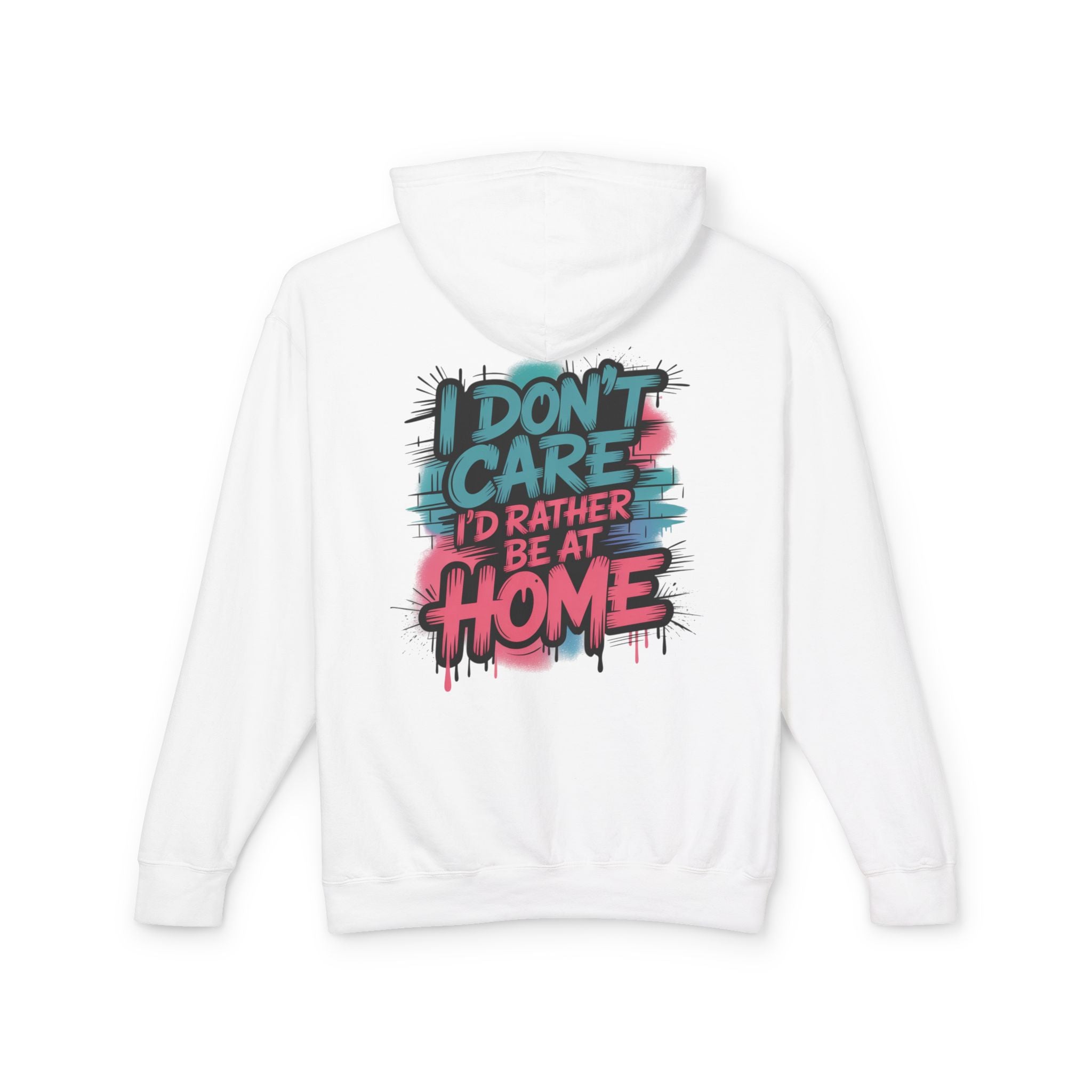 Idc Lightweight Hooded Sweatshirt — Casual 'Idc' Graphic Hoodie