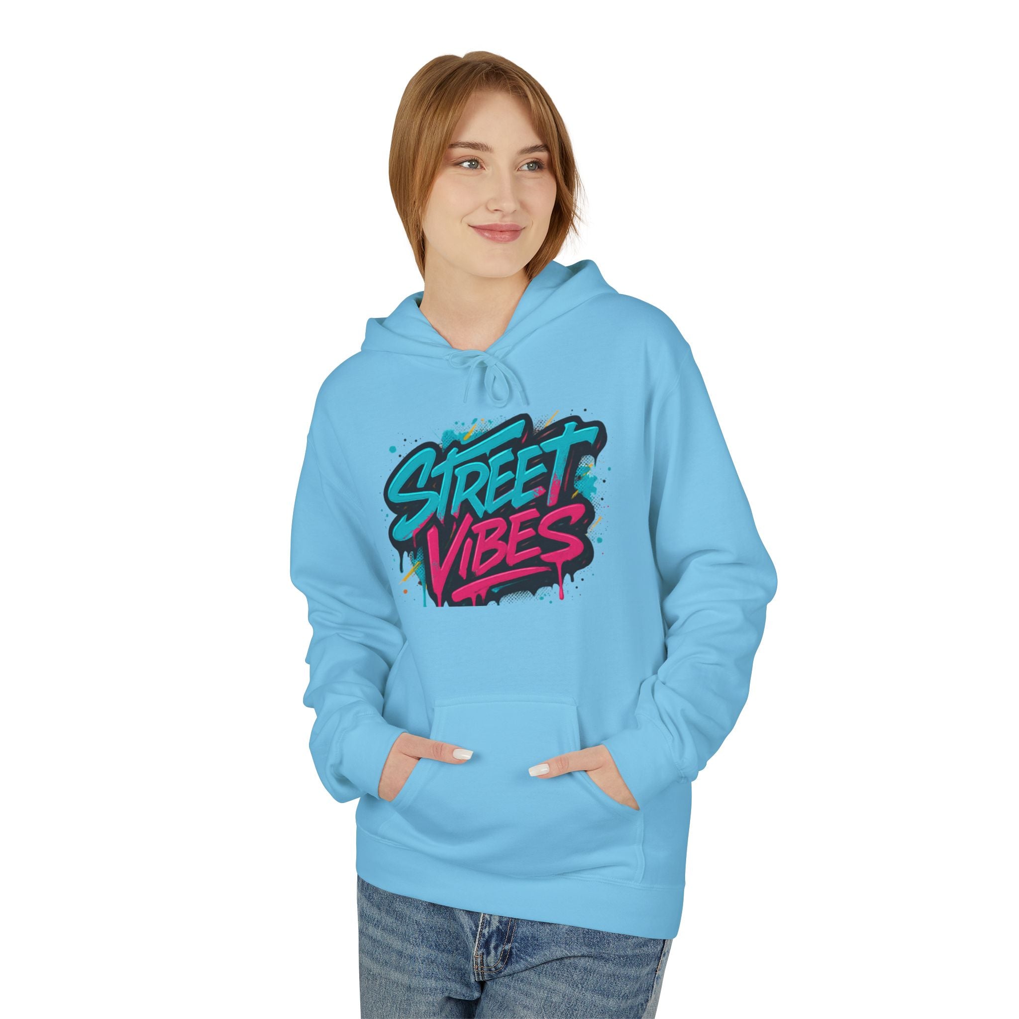 StreetVibes Hoodie — Urban Graphic Fleece Pullover