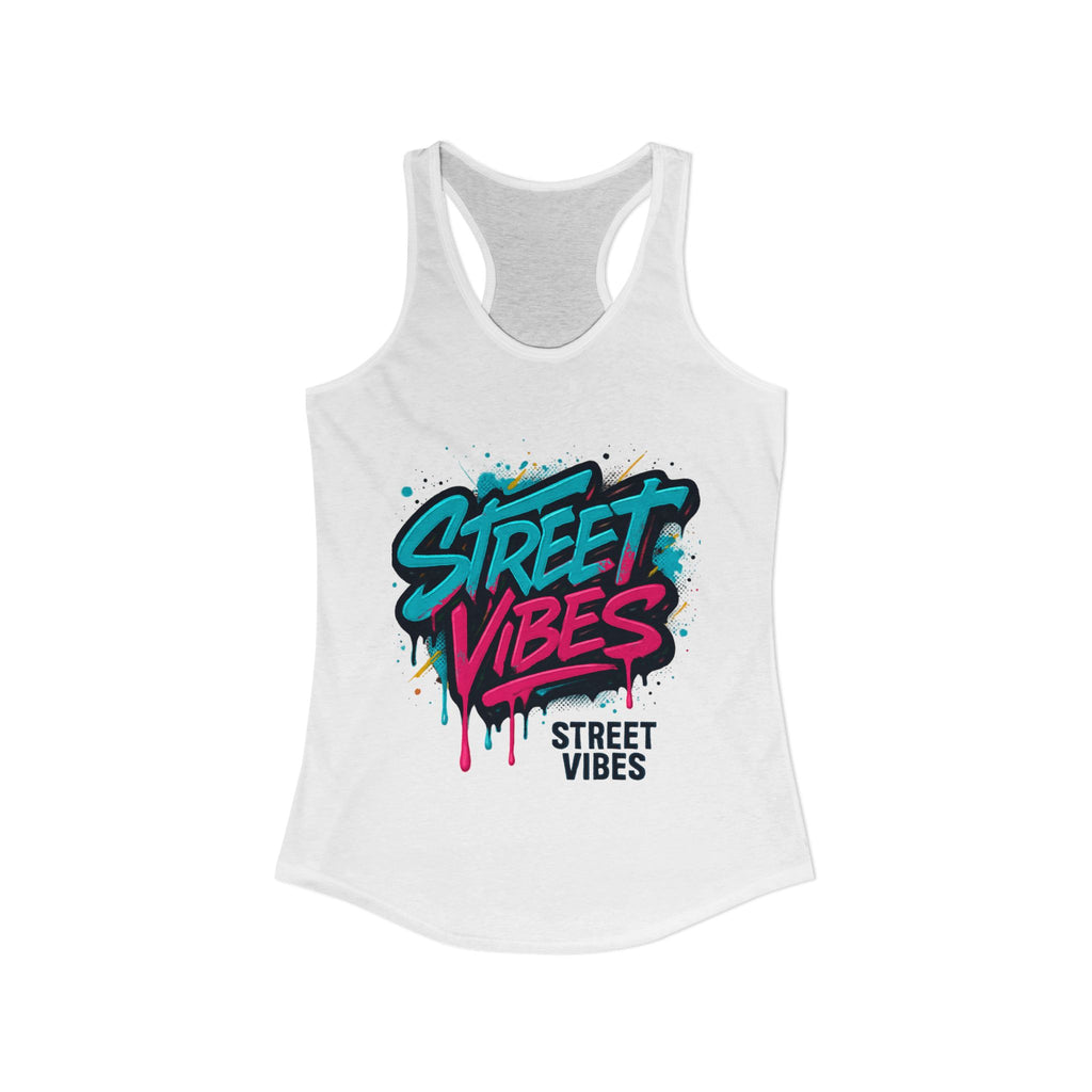 StreetVibes Women's Racerback Tank — Urban Graphic Muscle Tee