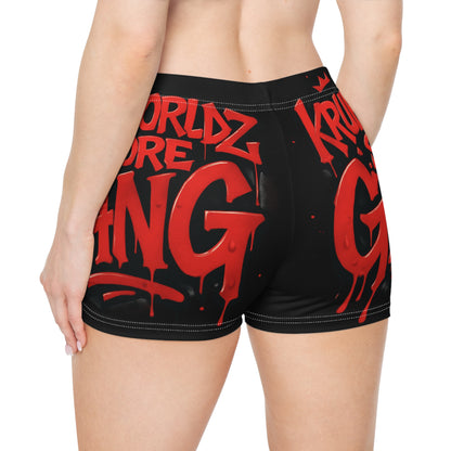 Graffiti Print Women's Shorts