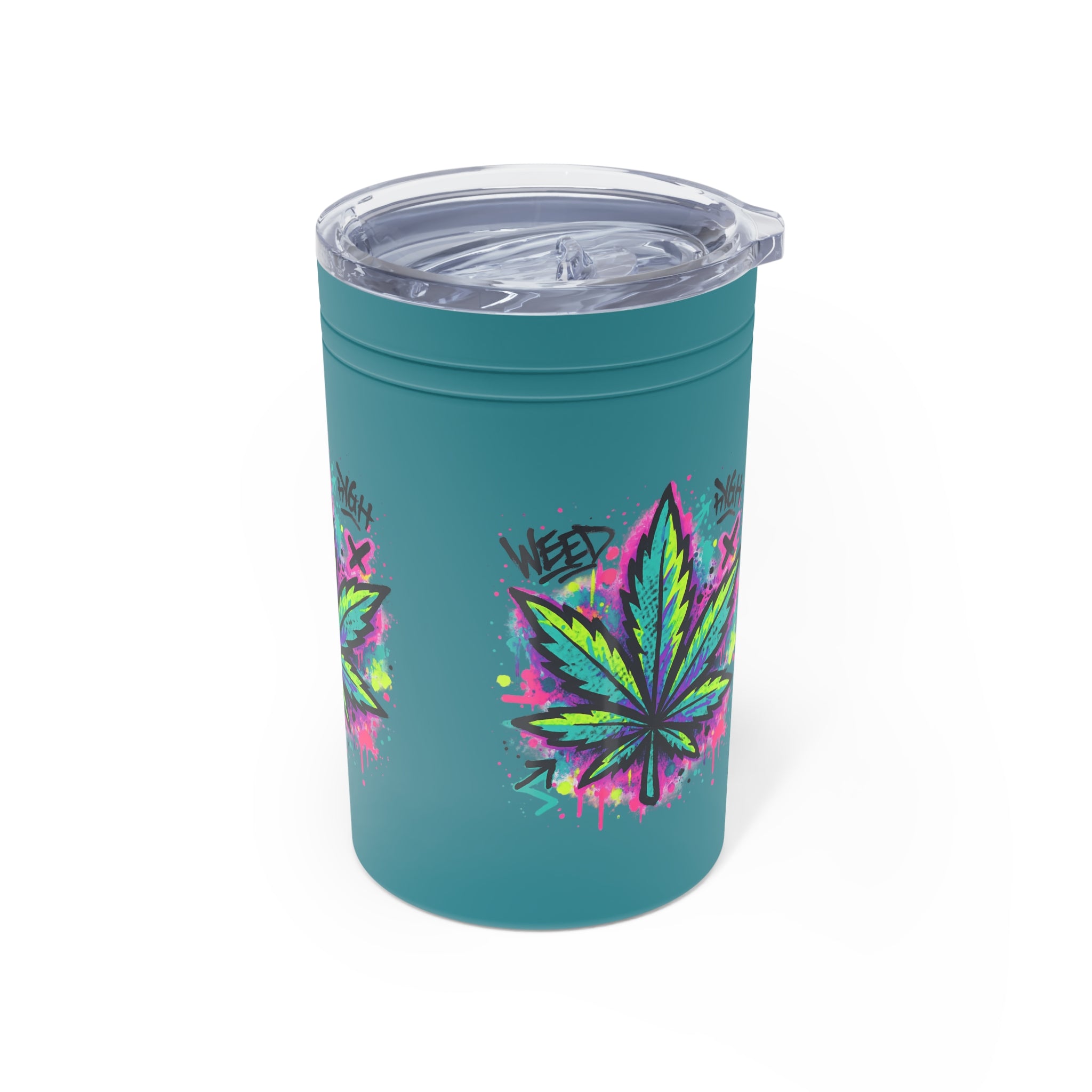 WeedHigh 11oz Vacuum Insulated Tumbler — Stainless Travel Mug for Cannabis Lovers