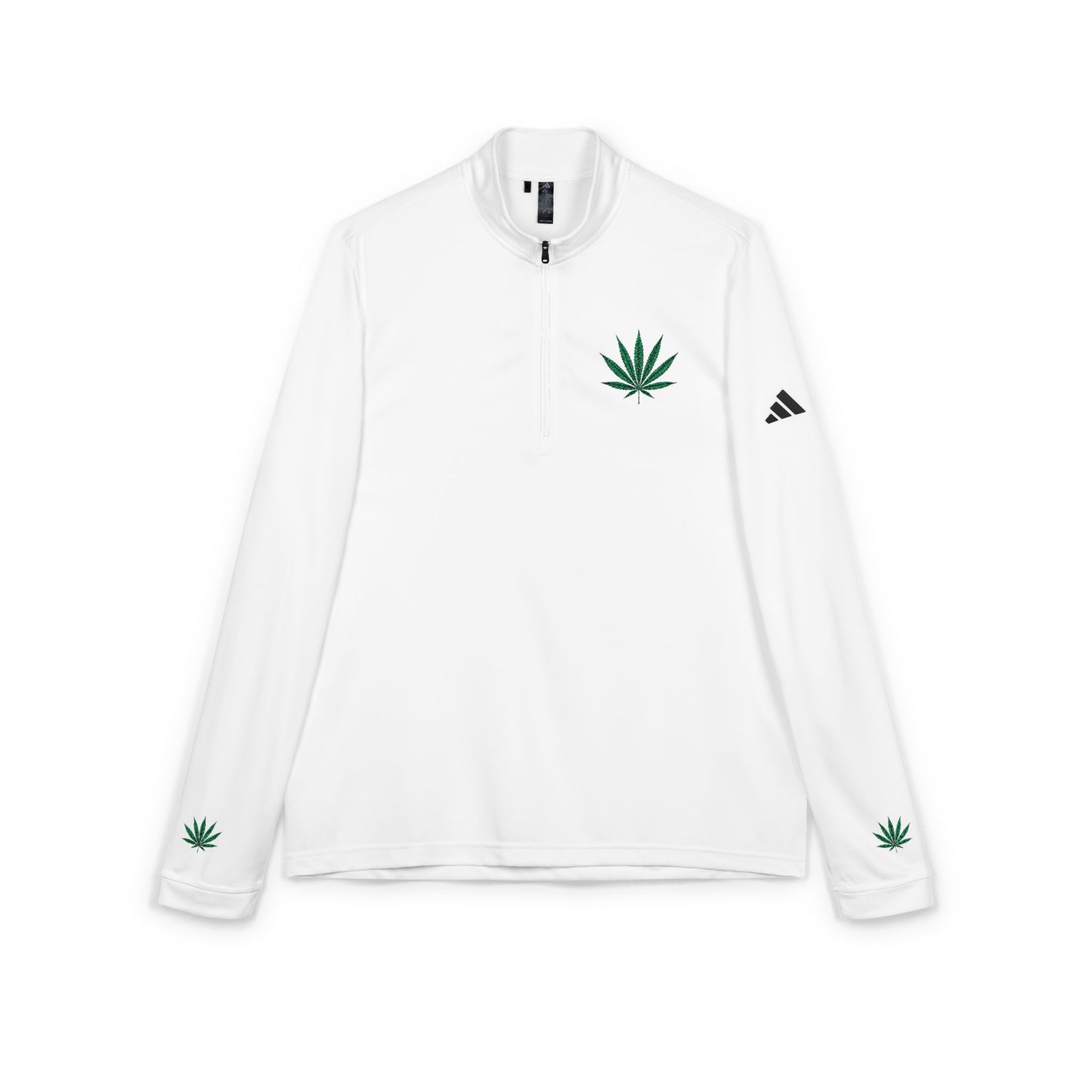 Stylish Quarter-Zip Pullover with Embroidered Leaf Design, Perfect for Sports, Casual Wear, Gift for Holidays, Active Lifestyle, and [...]