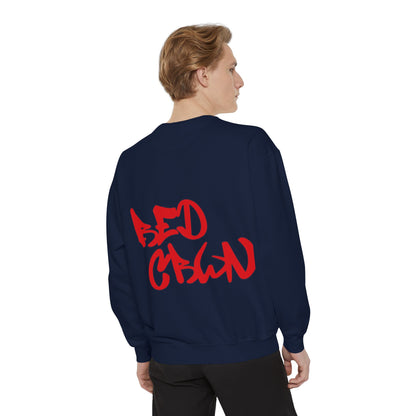 Red Crwn Garment dyed Sweatshirt