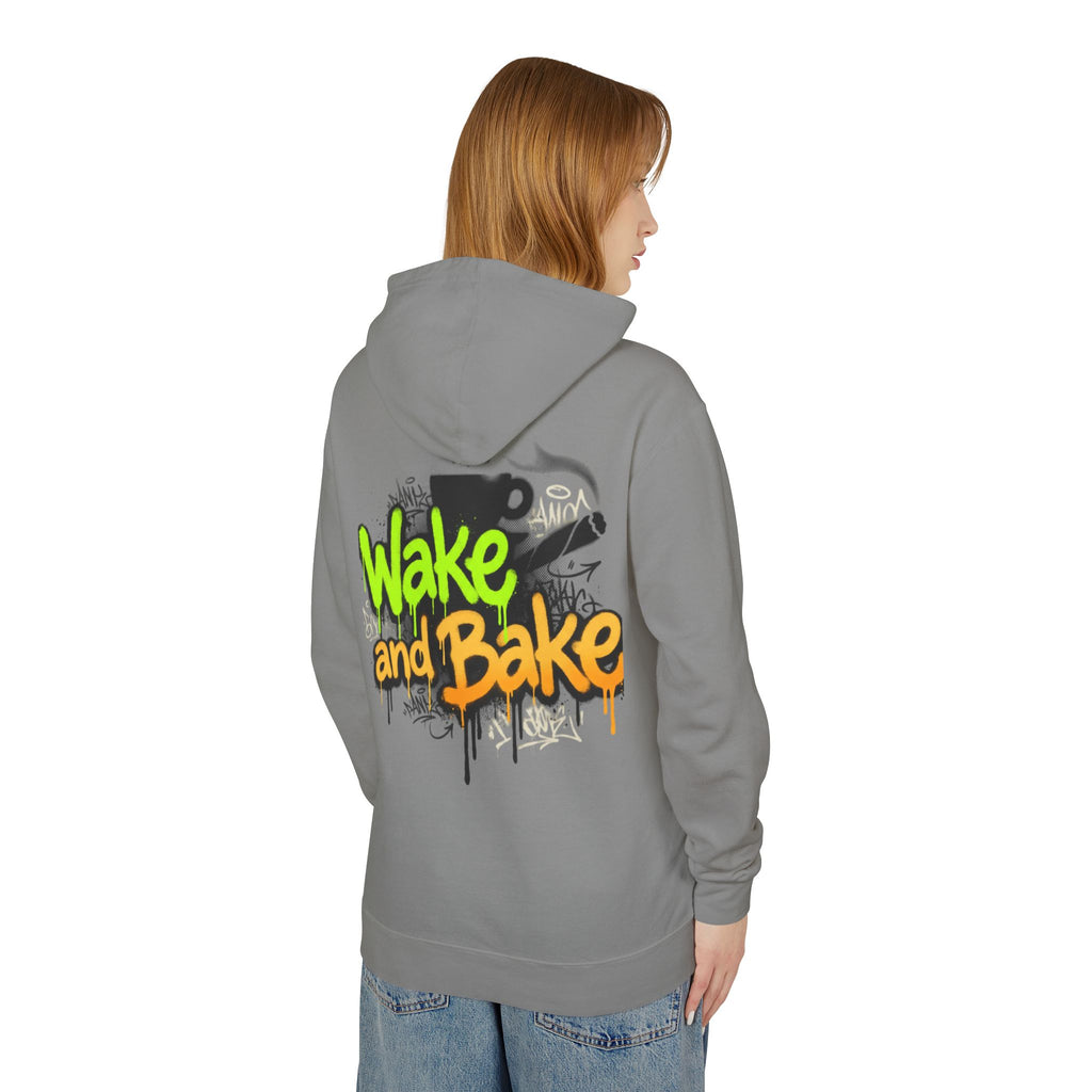 Wake n Bake Hoodie — Lightweight Hooded Sweatshirt for Cannabis Lovers