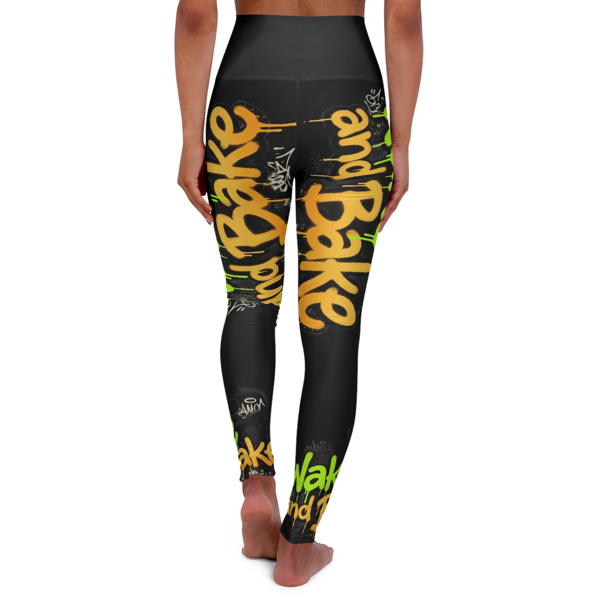 Wake n Bake High Waisted Yoga Leggings