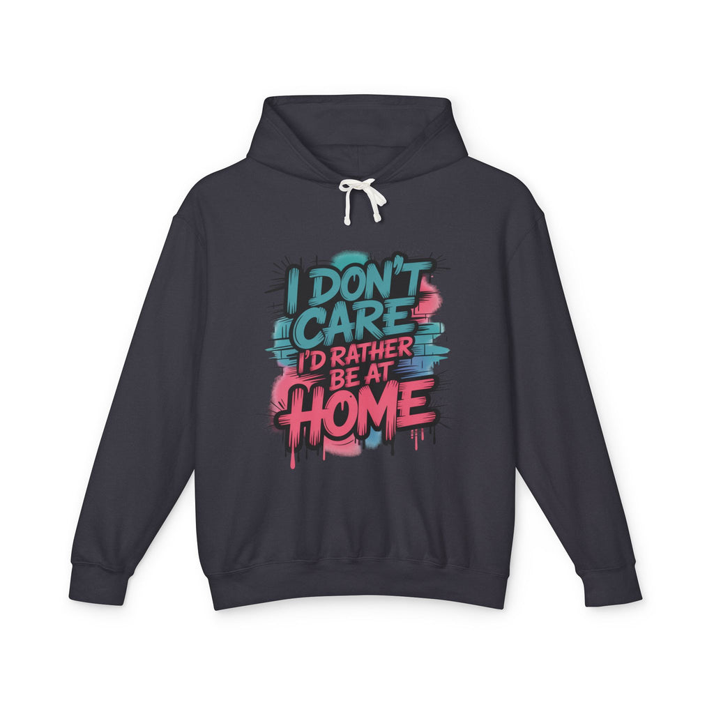 Idc Lightweight Hooded Sweatshirt — Casual 'Idc' Graphic Hoodie