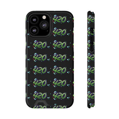 420 Phone Case with cardholder