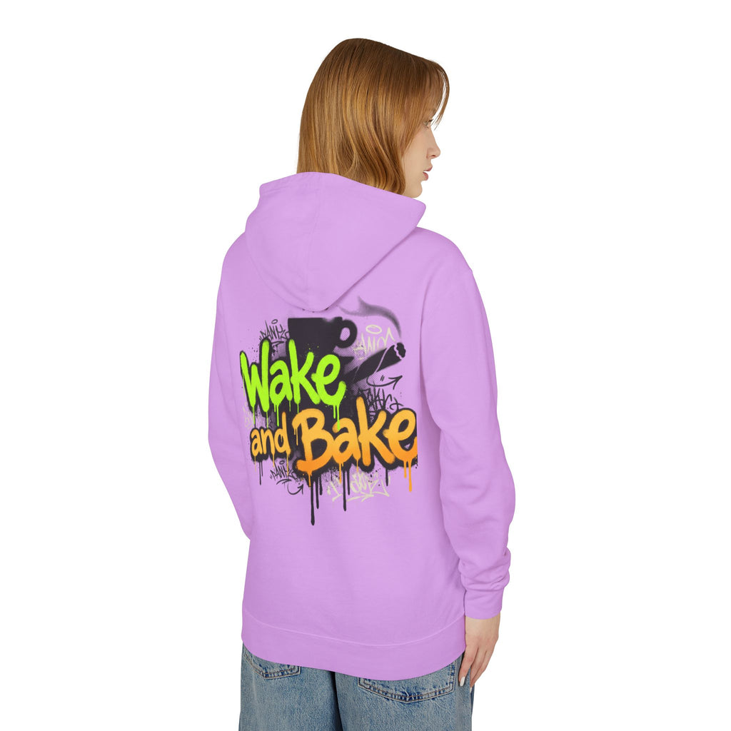 Wake n Bake Hoodie — Lightweight Hooded Sweatshirt for Cannabis Lovers