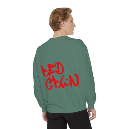 Red Crwn Garment dyed Sweatshirt