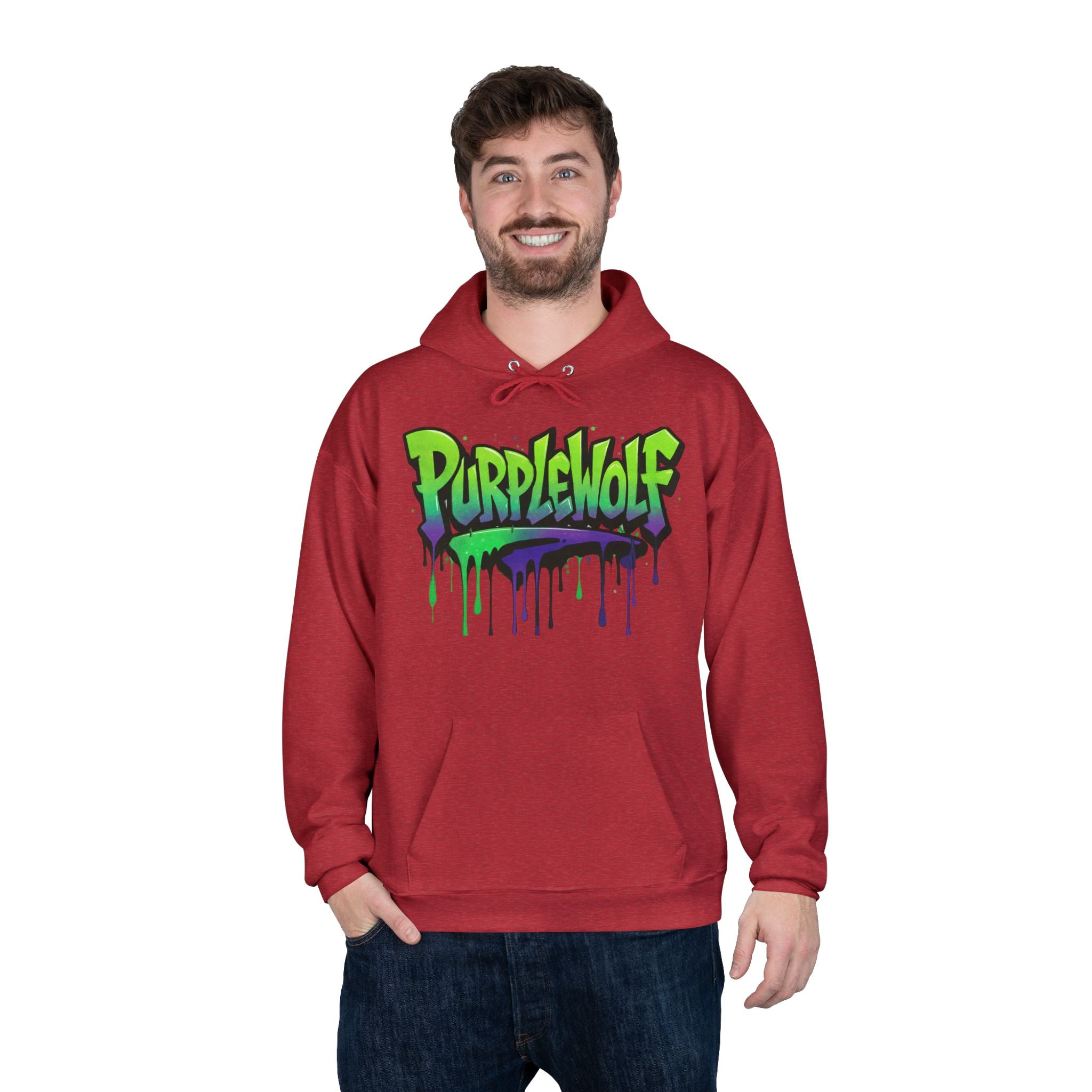 PurpleWolf Hoodie Sweatshirt