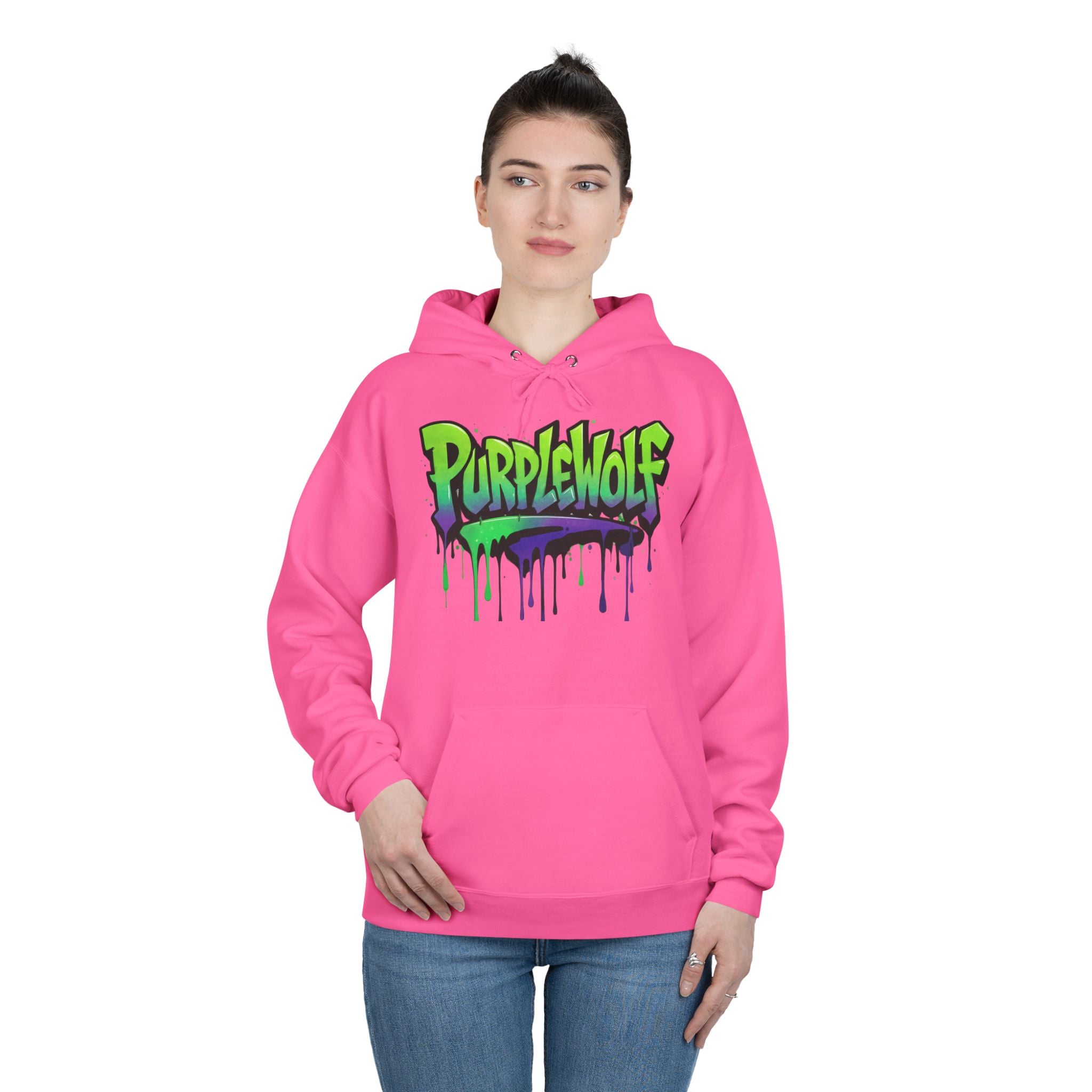 PurpleWolf Hoodie Sweatshirt