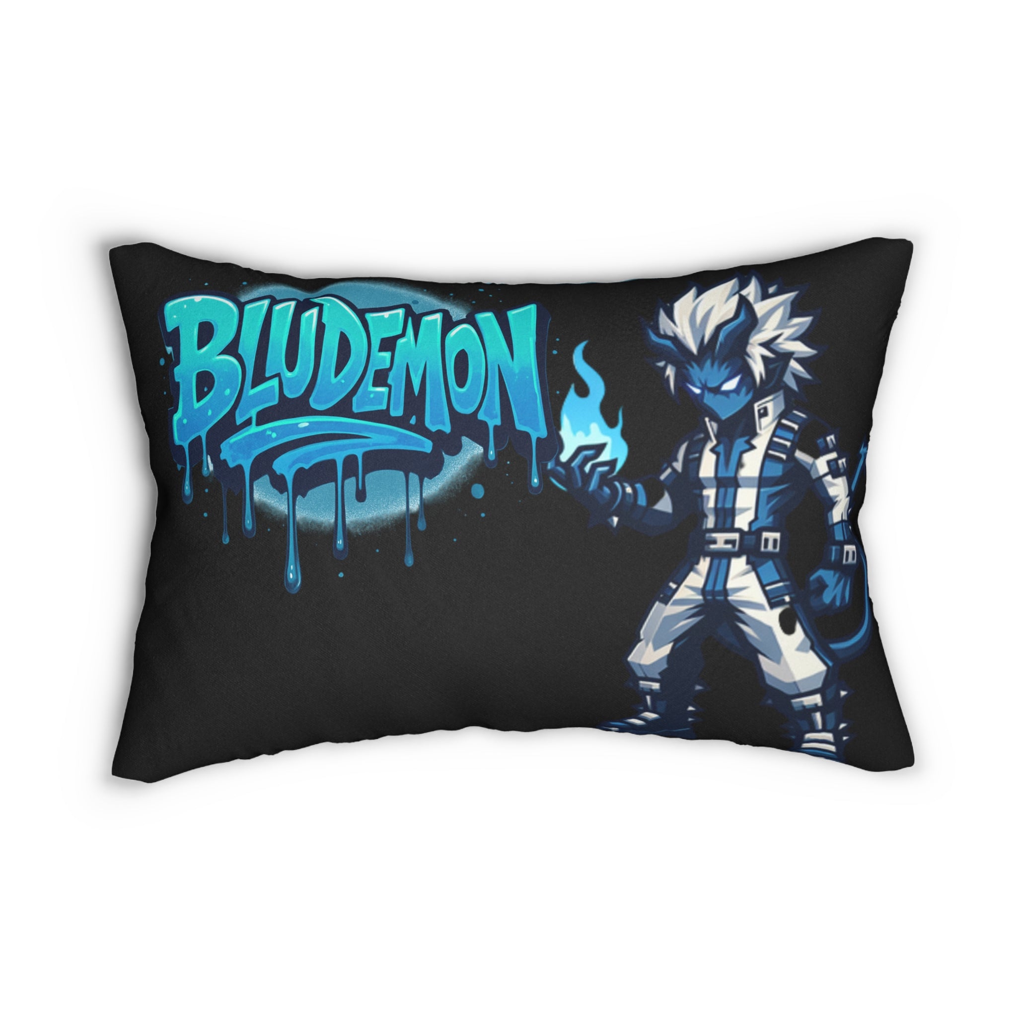 BLUDEMON Lumbar Pillow — Spun Polyester Accent Pillow