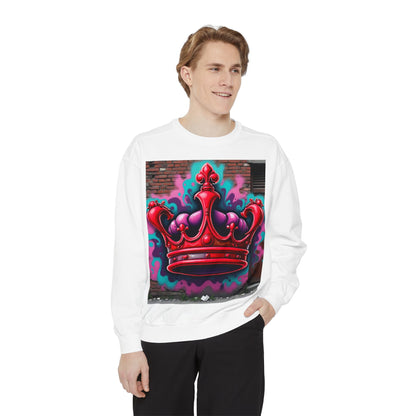 Red Crwn Garment dyed Sweatshirt