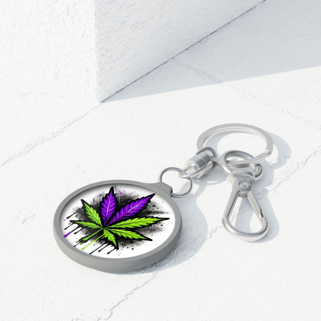 StonerMade Keyring Tag — Retro Cannabis-Inspired Keychain