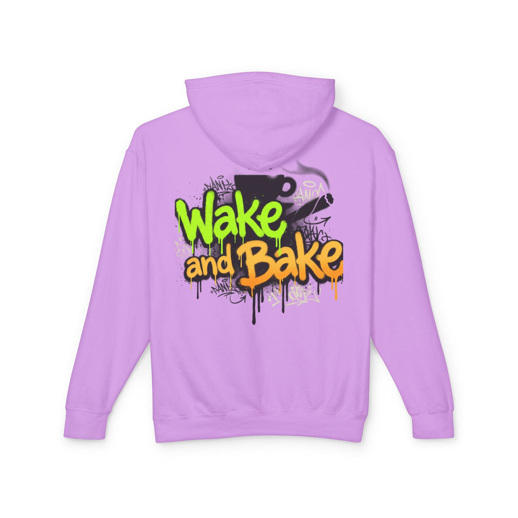 Wake n Bake Hoodie — Lightweight Hooded Sweatshirt for Cannabis Lovers