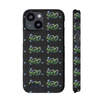 420 Phone Case with cardholder