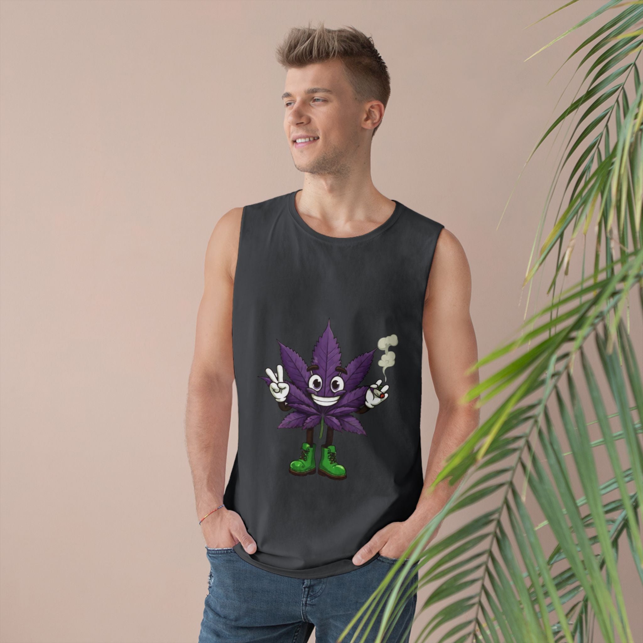 Cool Cannabis Graphic Tank Top, Unisex Summer Wear, Humor Graphic Tee, Gift for Cannabis Lovers, Trendy Festival Apparel