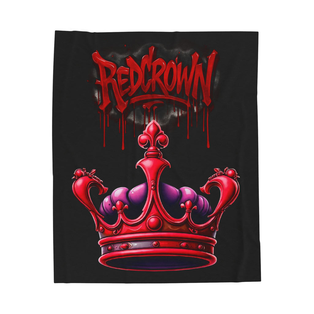 Plush Blanket RedCrown Design