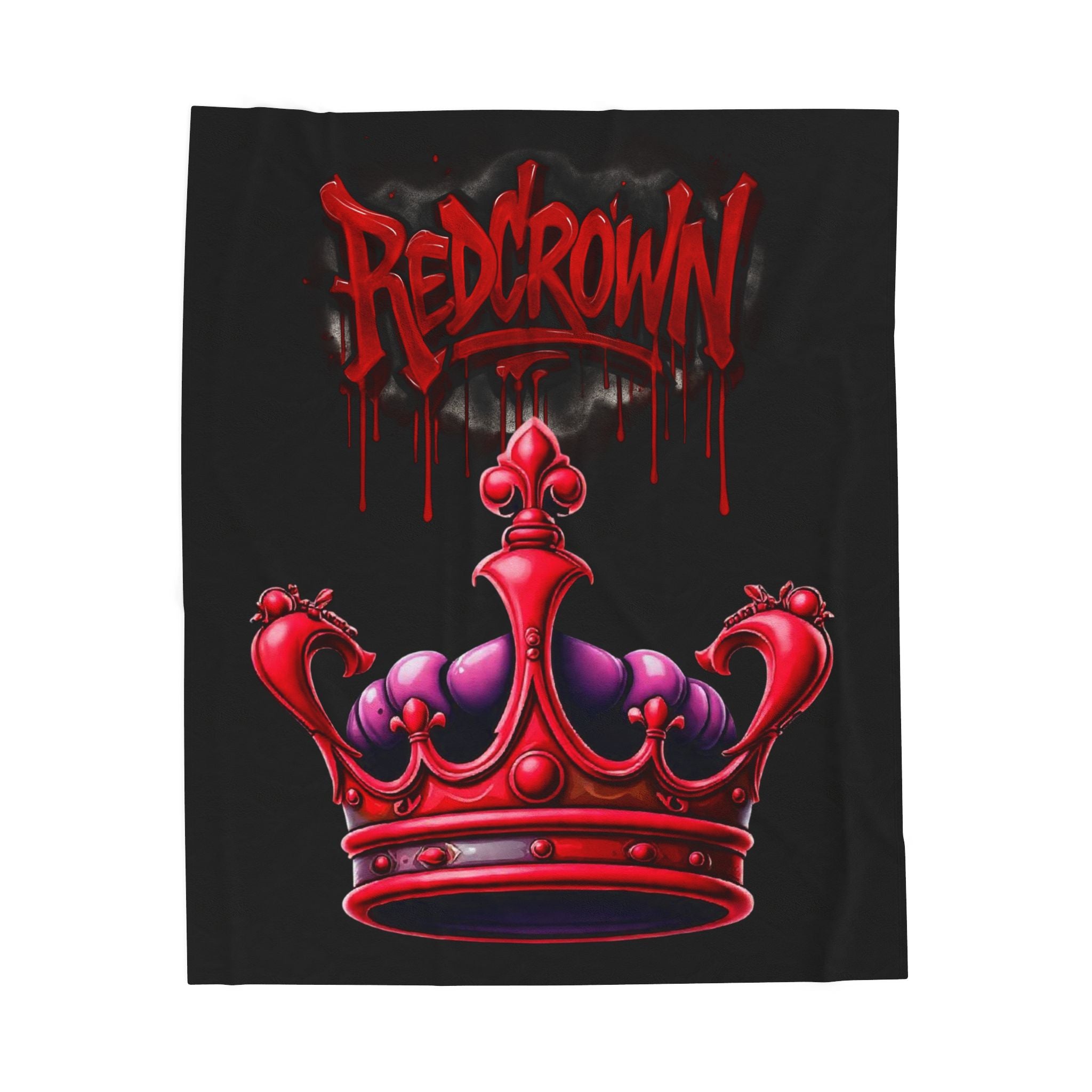 Plush Blanket RedCrown Design