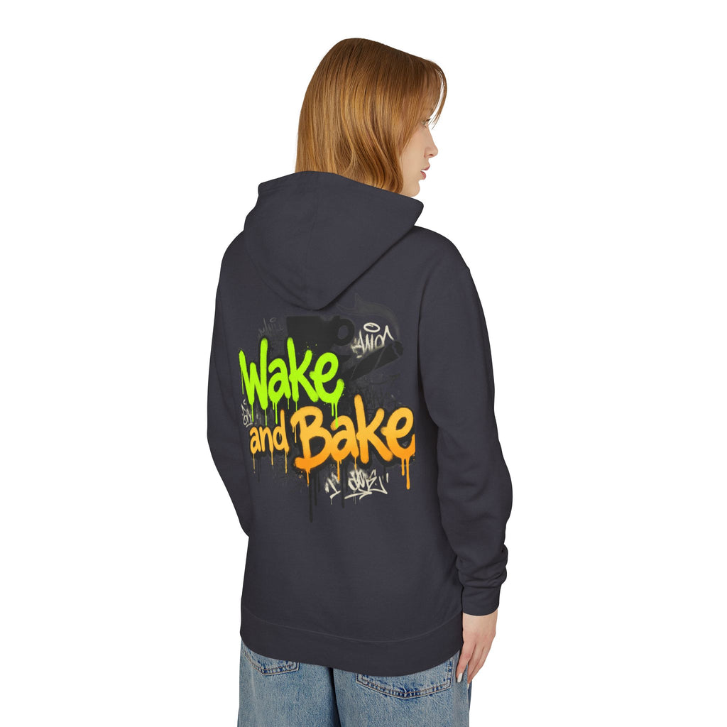 Wake n Bake Hoodie — Lightweight Hooded Sweatshirt for Cannabis Lovers