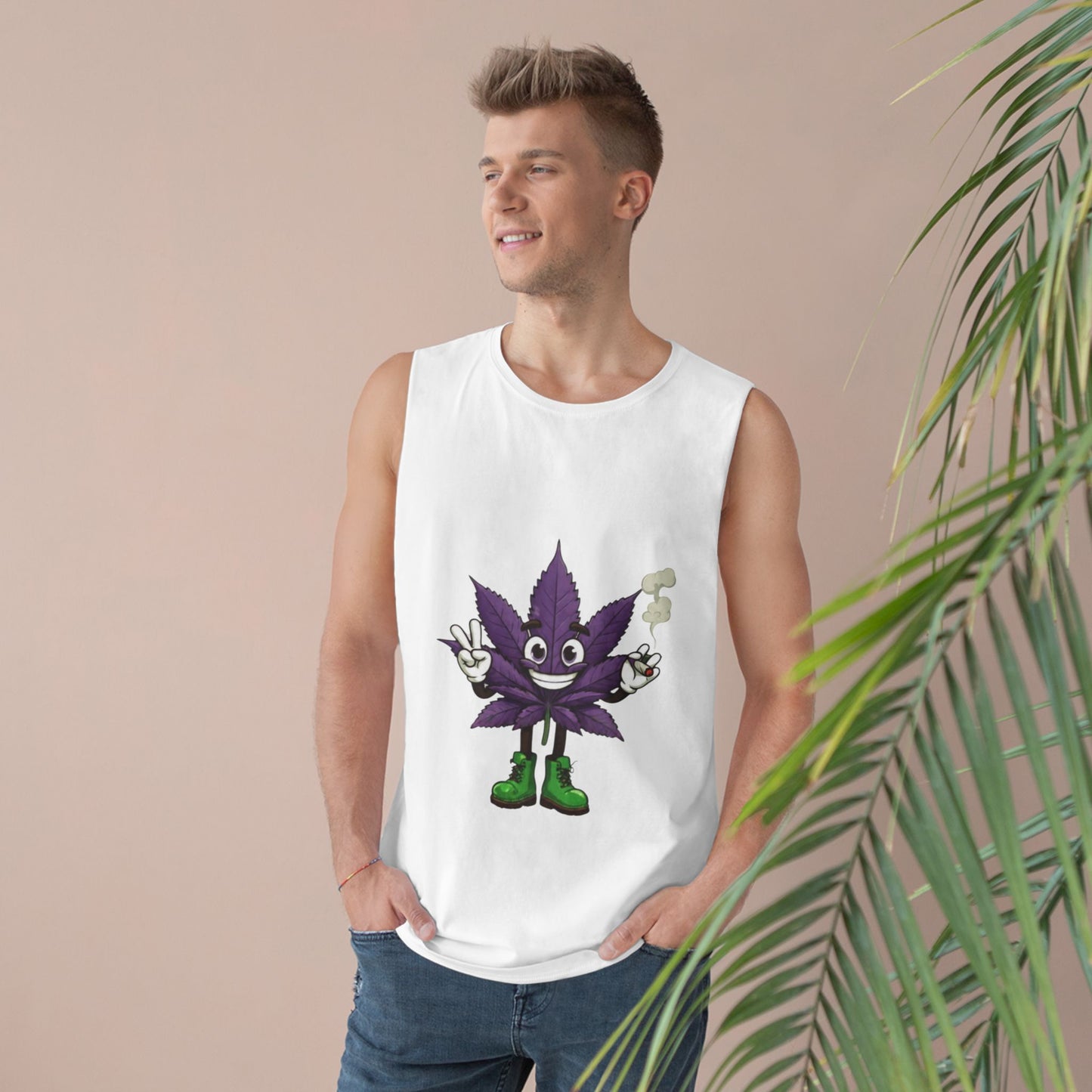 Cool Cannabis Graphic Tank Top, Unisex Summer Wear, Humor Graphic Tee, Gift for Cannabis Lovers, Trendy Festival Apparel