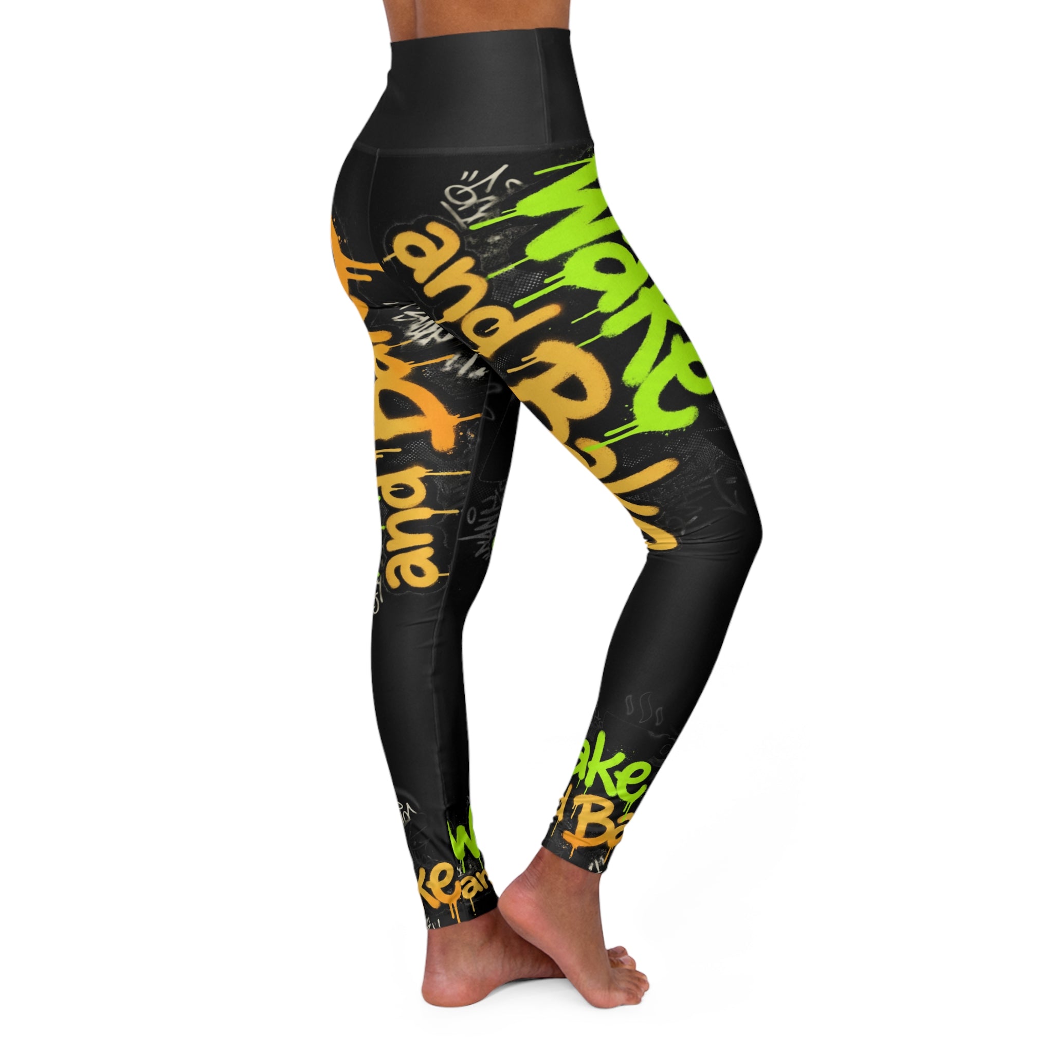 Wake n Bake High Waisted Yoga Leggings