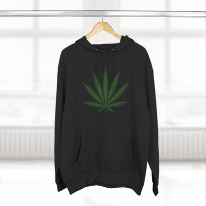 Stoner Made Fleece Hoodie - Cozy Weed Hoodie for Cannabis Enthusiasts, Perfect for Chill Days, Gift for Stoners, Festival Wear, Streetwear