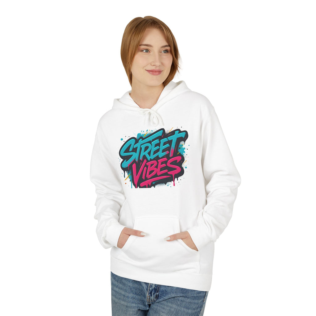StreetVibes Hoodie — Urban Graphic Fleece Pullover