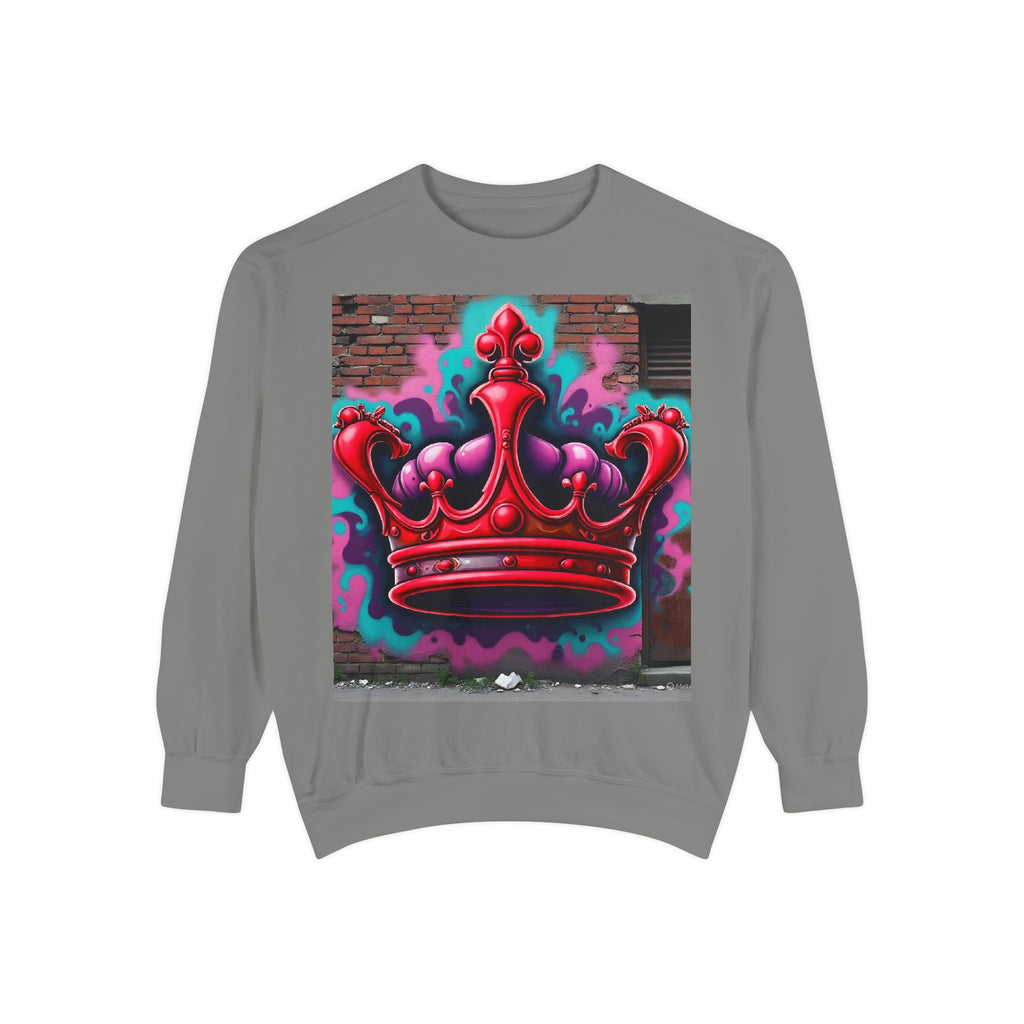 Red Crwn Garment dyed Sweatshirt
